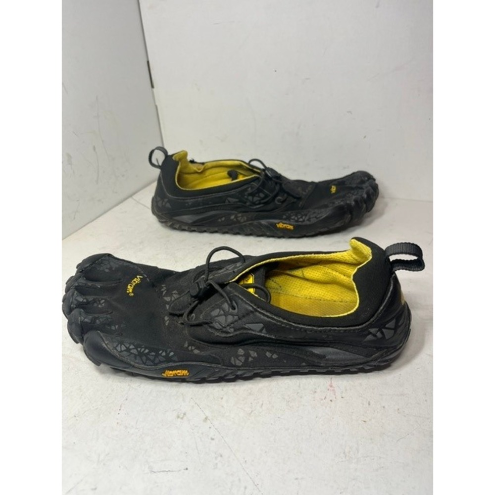 Vibram FiveFingers Spyridon 14M4202 READ Black and Yellow Men Trail Shoes Sz 42 - Picture 5 of 8